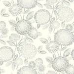 Brewster Home Fashions Zalipie Grey Floral Trail Wallpaper - SKU 3125-72331