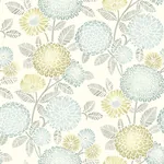 Brewster Home Fashions Zalipie Lime Floral Trail Wallpaper - SKU 3125-72330