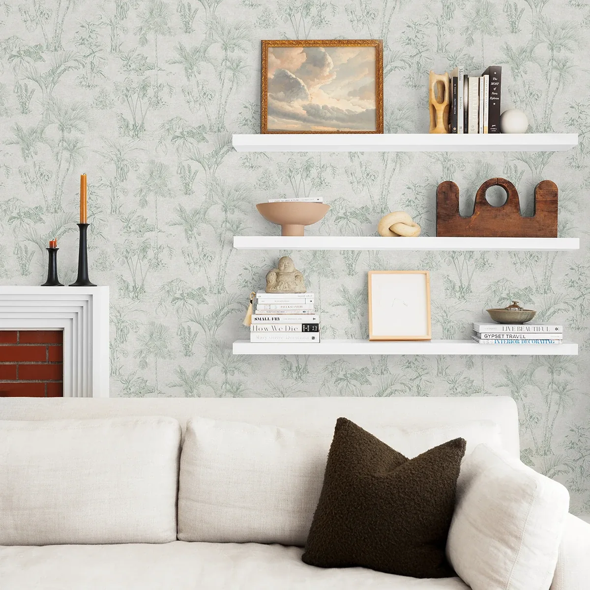 Brewster Home Fashions Zapata Green Tropical Jungle Wallpaper - SKU 4044-38021-2
