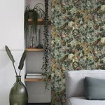 Brewster Home Fashions Zarinda Light Blue Flowers Wallpaper - SKU DD139292