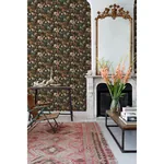 Brewster Home Fashions Zarinda Olive Flowers Wallpaper - SKU DD139170