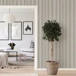 Brewster Home Fashions Zazie Neutral Stripe Texture Wallpaper - SKU 2909-SH-13053