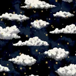Brewster Home Fashions Zeno Navy Starry Skies Wallpaper - SKU AH923907