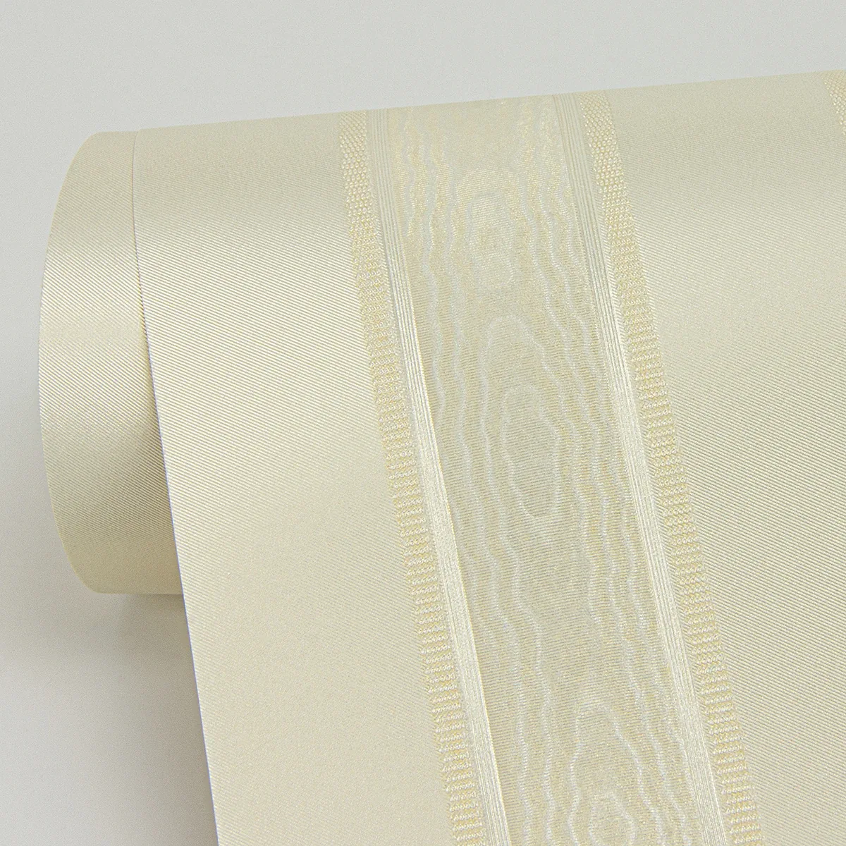 Brewster Home Fashions Zeta Light Yellow Moire Stripe Wallpaper | Wallpaper Twins Brewster Home Fashions Zeta Light Yellow Moire Stripe Wallpaper - SKU 4058-21791