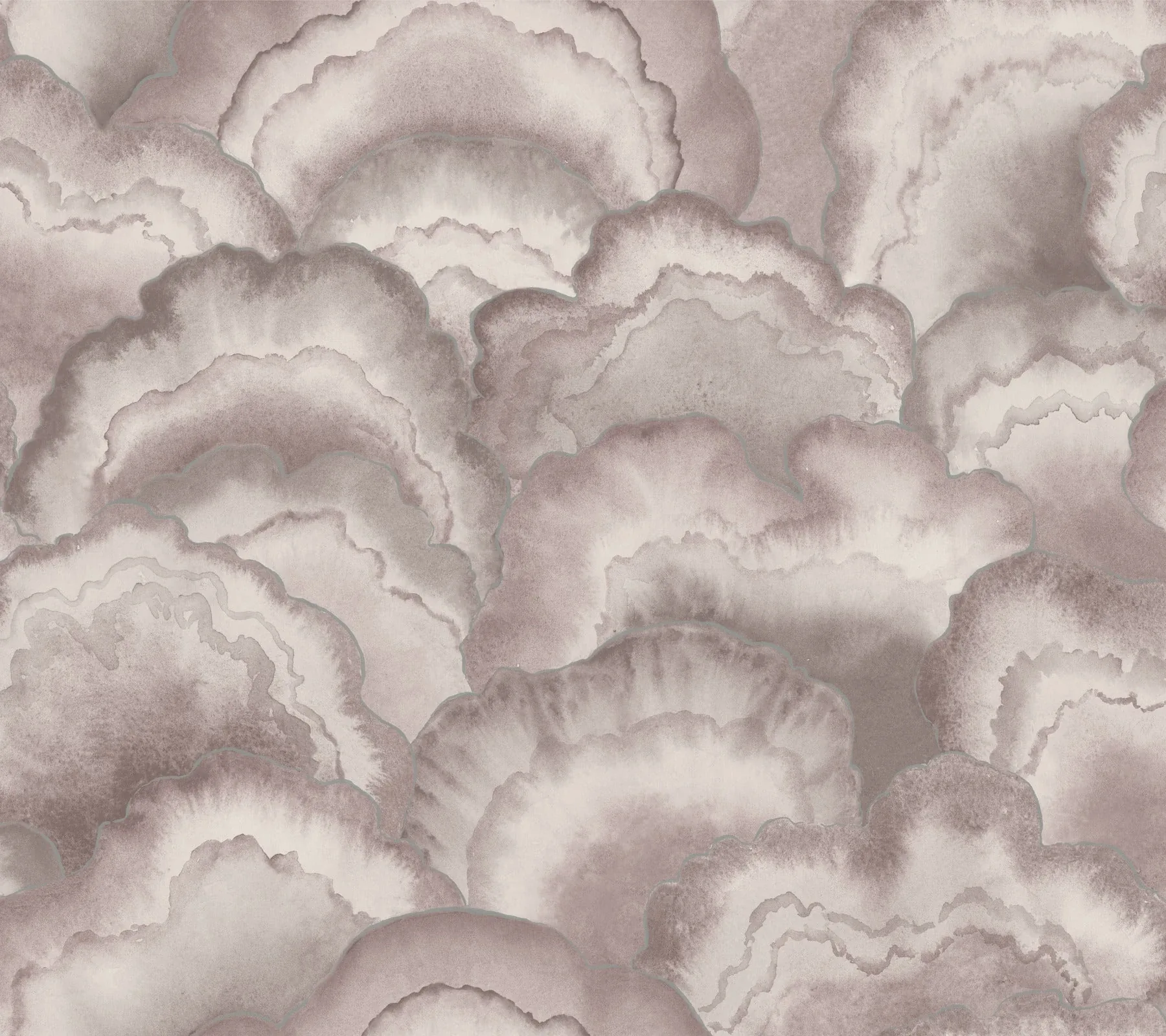 York Designer Series Abalone Lavender Fans Wallpaper - SKU NT6185