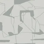 York Designer Series Abstract Geo Fog & Silver Wallpaper - SKU MD7111