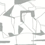 York Designer Series Abstract Geo White & Silver Wallpaper | Wallpaper Twins York Designer Series Abstract Geo White & Silver Wallpaper - SKU MD7114