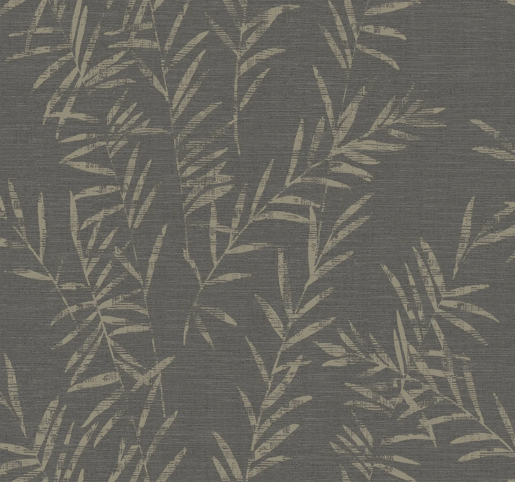 York Designer Series Allerton Bamboo Black Wallpaper - SKU AB3061