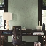 York Designer Series Allerton Bamboo Sage Wallpaper - SKU AB3064