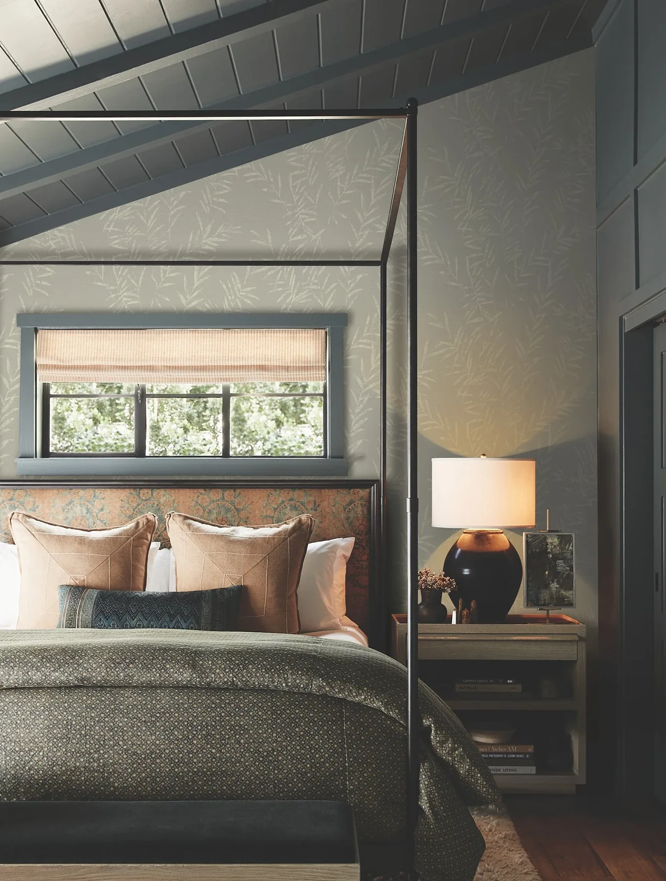York Designer Series Allerton Bamboo Taupe Wallpaper - SKU AB3062