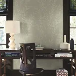 York Designer Series Allerton Bamboo Taupe Wallpaper - SKU AB3062