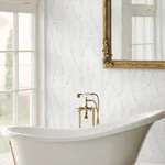 York Designer Series Alpenrose Sky Blue Vine Wallpaper | Wallpaper Twins York Designer Series Alpenrose Sky Blue Vine Wallpaper - SKU LL3253