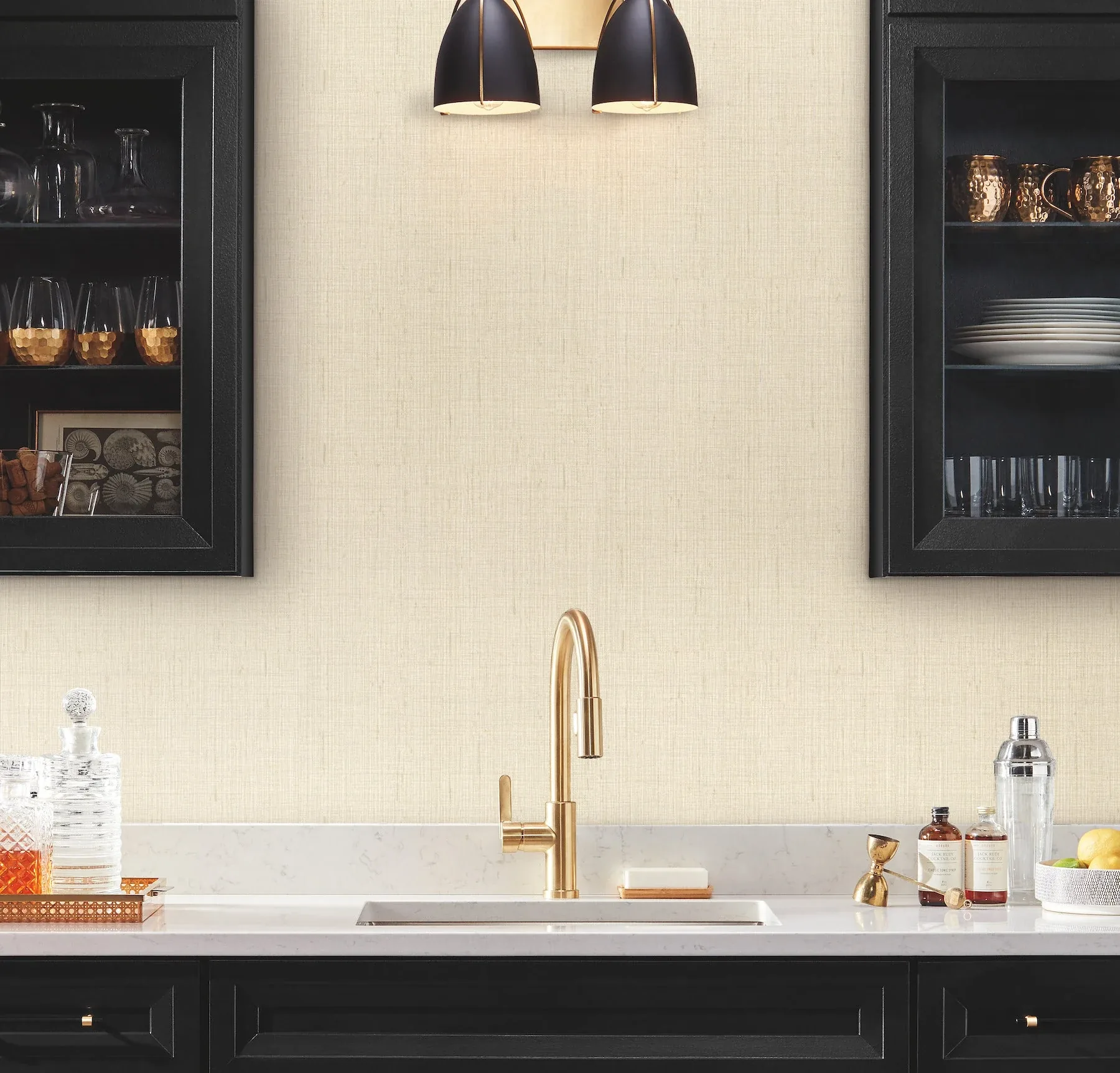 York Designer Series Amari Travertine Wallpaper - SKU GT4593N
