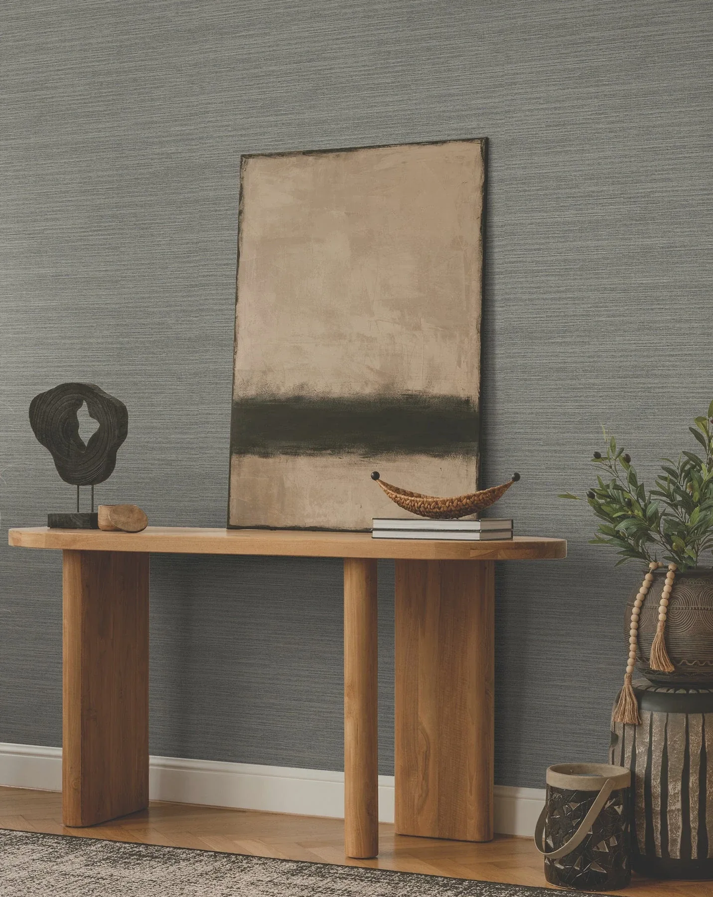 York Designer Series Amyra Silk Charcoal Wallpaper | Wallpaper Twins York Designer Series Amyra Silk Charcoal Wallpaper - SKU ZA8097N