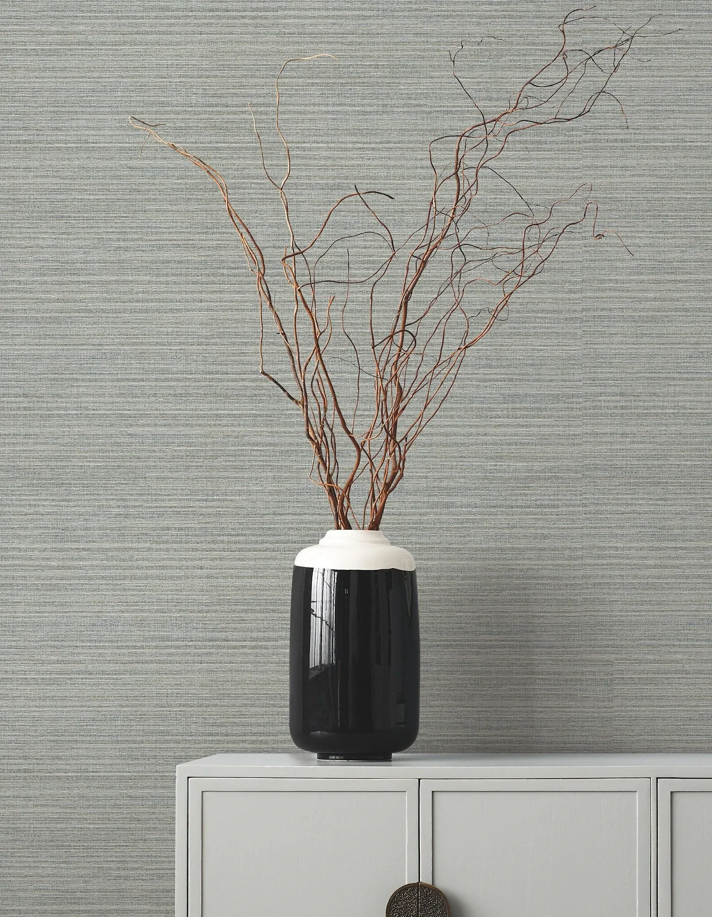York Designer Series Amyra Silk Grey Wallpaper | Wallpaper Twins York Designer Series Amyra Silk Grey Wallpaper - SKU ZA8094N