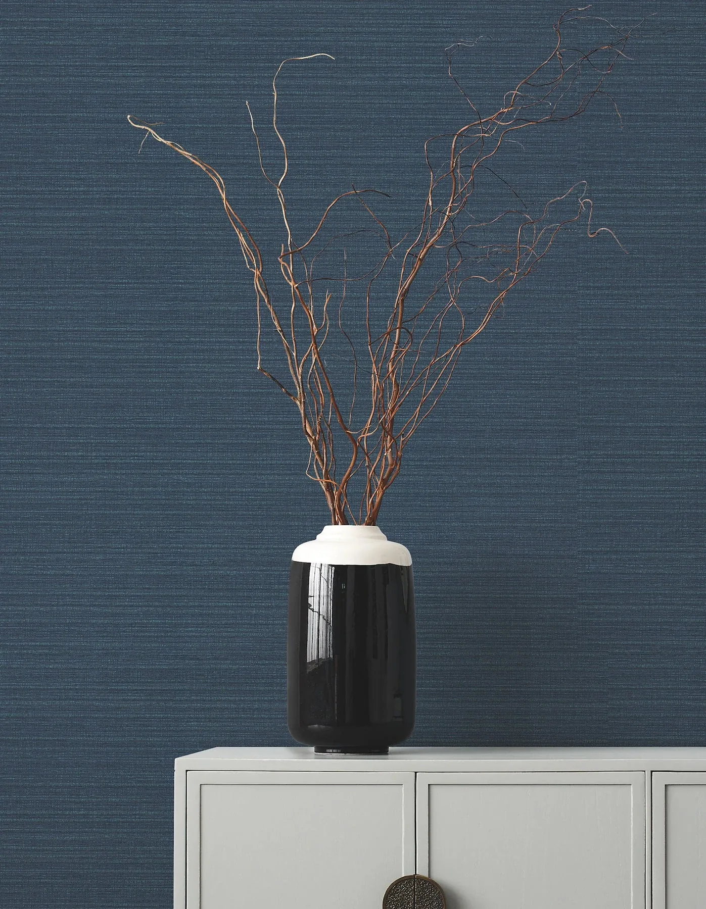 York Designer Series Amyra Silk Ink Wallpaper | Wallpaper Twins York Designer Series Amyra Silk Ink Wallpaper - SKU ZA8098N
