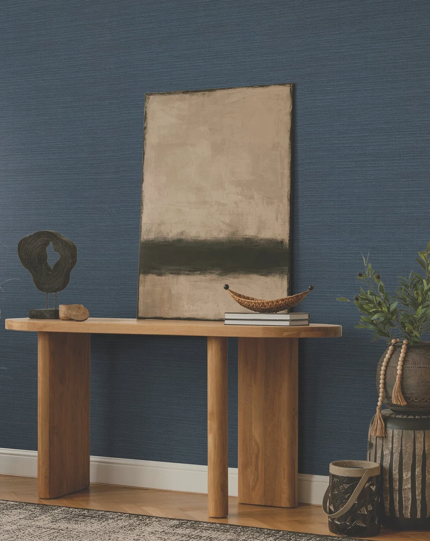 York Designer Series Amyra Silk Ink Wallpaper | Wallpaper Twins York Designer Series Amyra Silk Ink Wallpaper - SKU ZA8098N