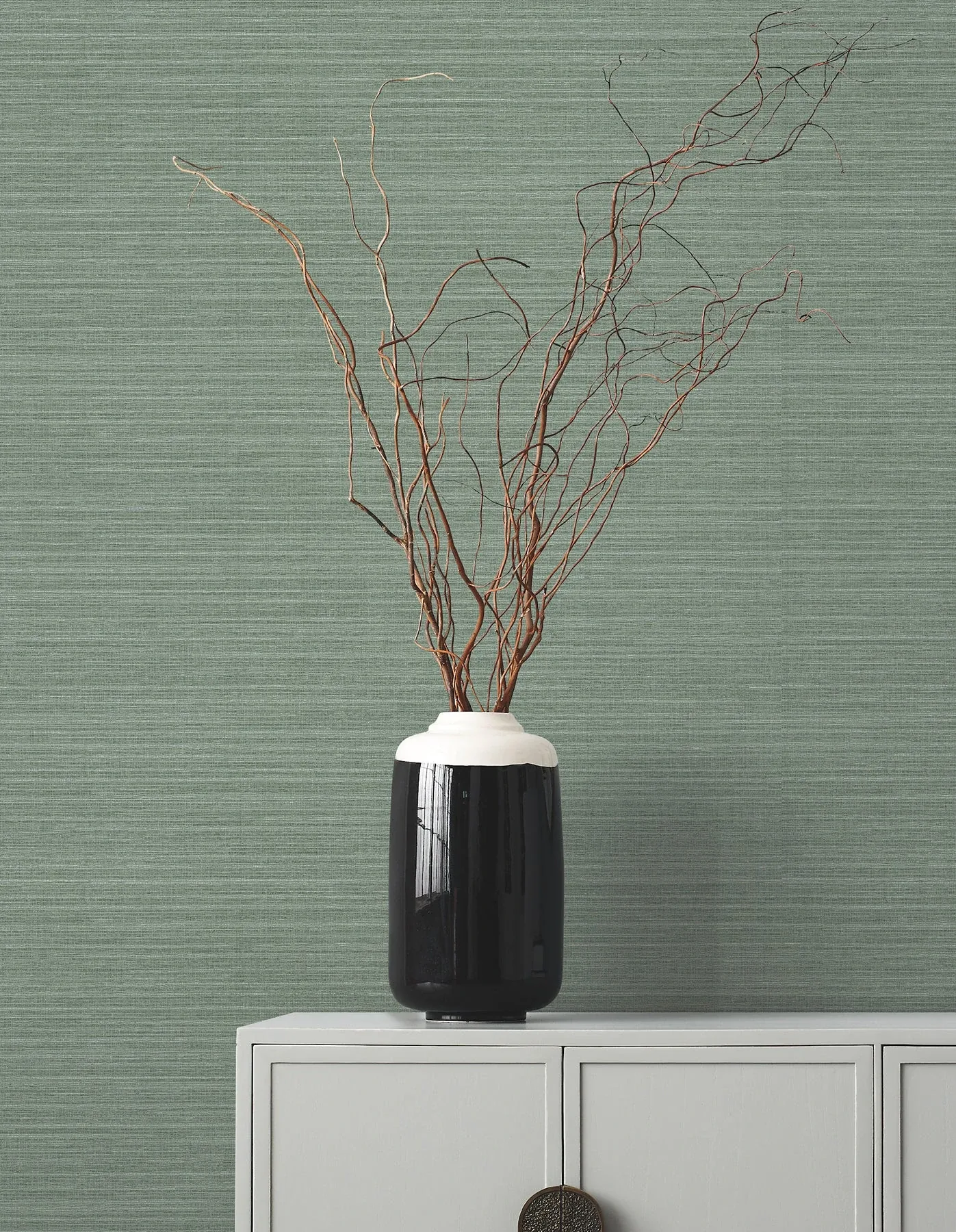 York Designer Series Amyra Silk Sage Wallpaper | Wallpaper Twins York Designer Series Amyra Silk Sage Wallpaper - SKU ZA8096N