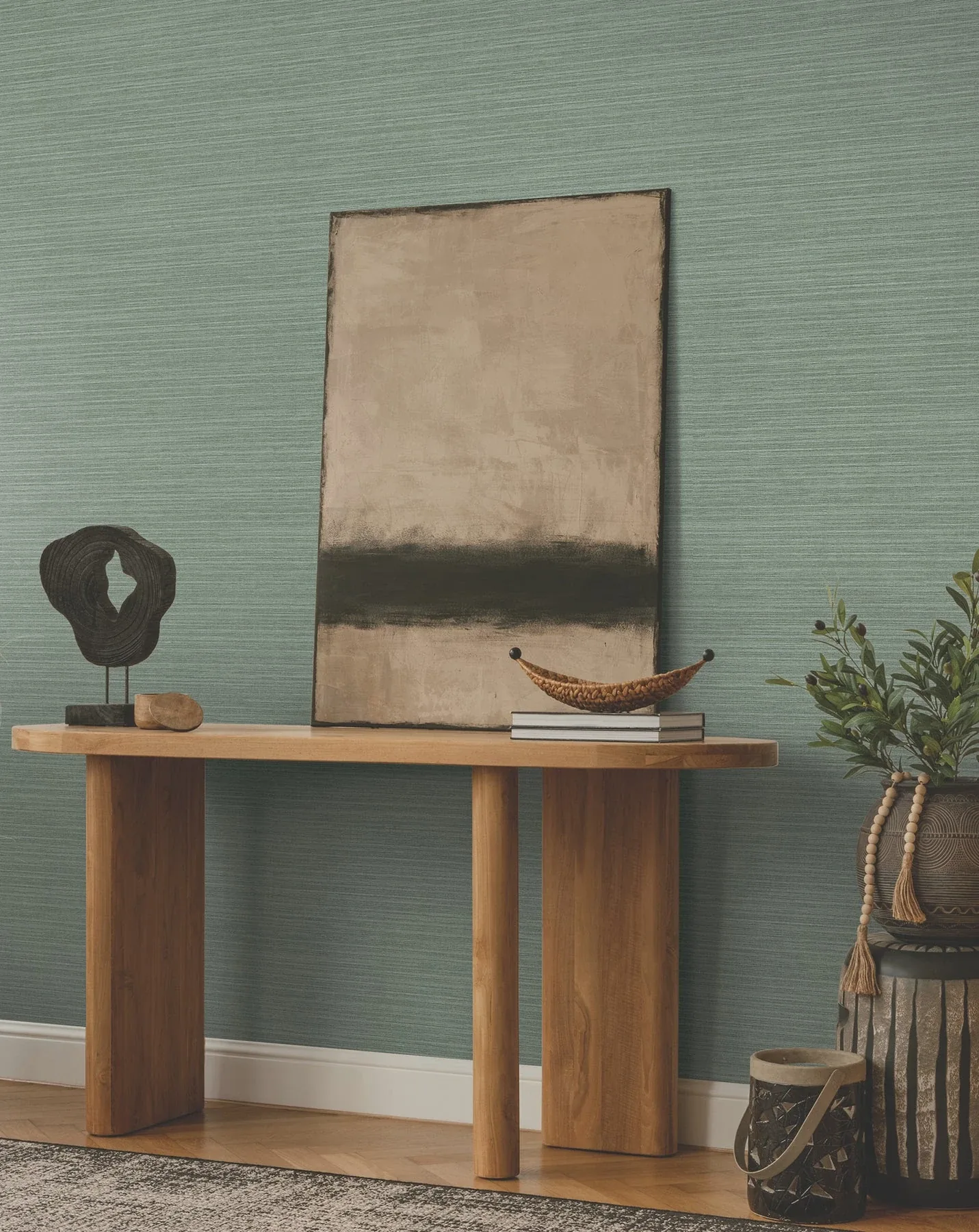 York Designer Series Amyra Silk Sage Wallpaper | Wallpaper Twins York Designer Series Amyra Silk Sage Wallpaper - SKU ZA8096N