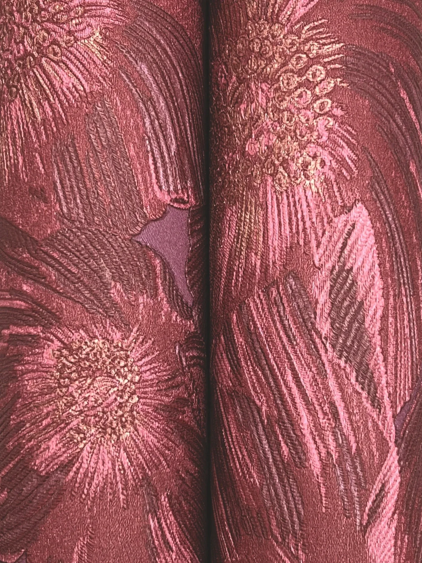 York Designer Series Anemoni Burgundy Wallpaper | Wallpaper Twins York Designer Series Anemoni Burgundy Wallpaper - SKU MI10505