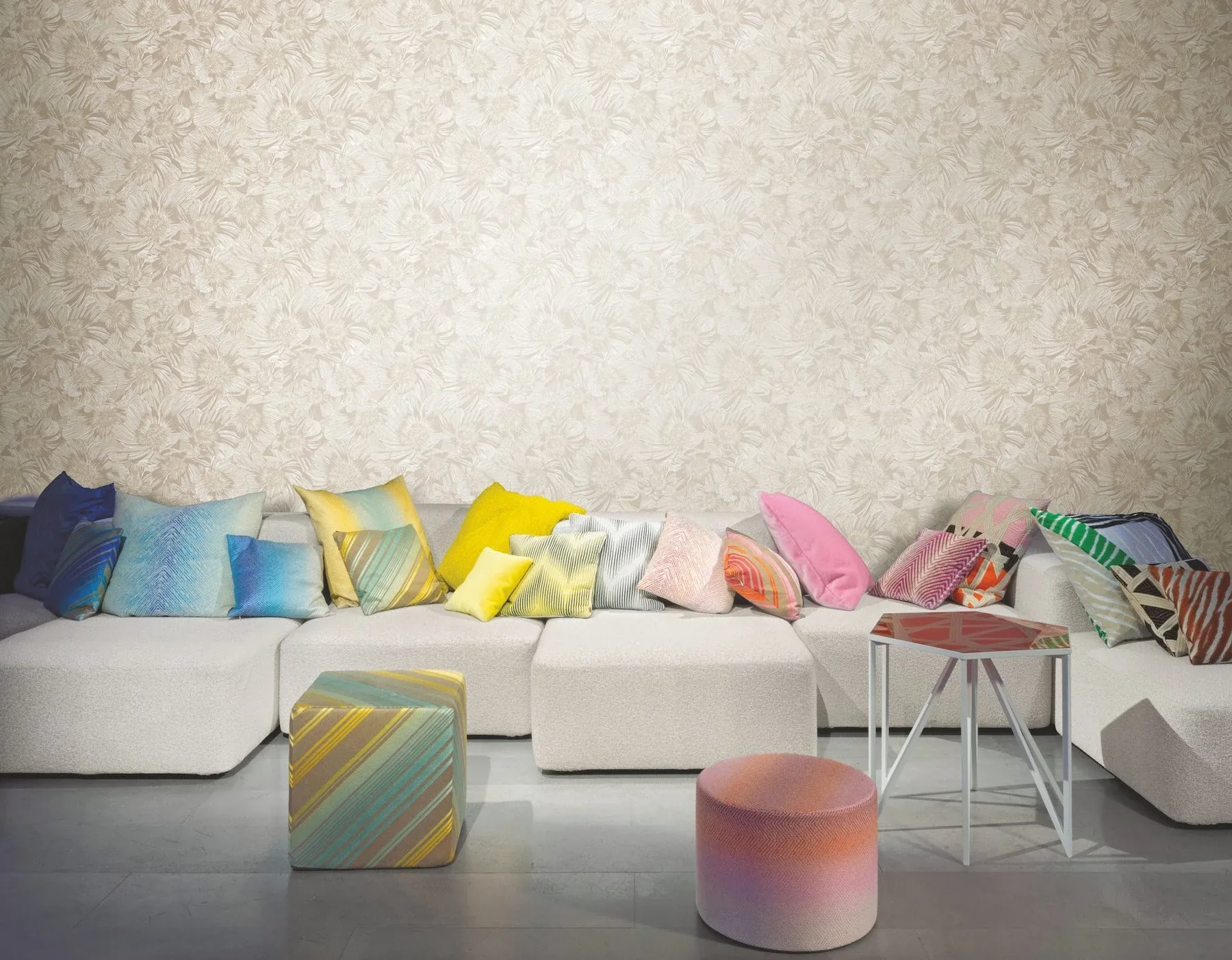 York Designer Series Anemoni White Wallpaper - SKU MI10502