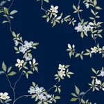 York Designer Series April Blossom Navy Wallpaper - SKU ZA8071