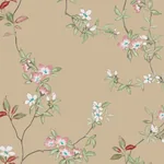 York Designer Series April Blossom Sand Wallpaper - SKU ZA8073