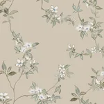York Designer Series April Blossom Taupe Wallpaper | Wallpaper Twins York Designer Series April Blossom Taupe Wallpaper - SKU ZA8075