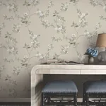 York Designer Series April Blossom Taupe Wallpaper | Wallpaper Twins York Designer Series April Blossom Taupe Wallpaper - SKU ZA8075