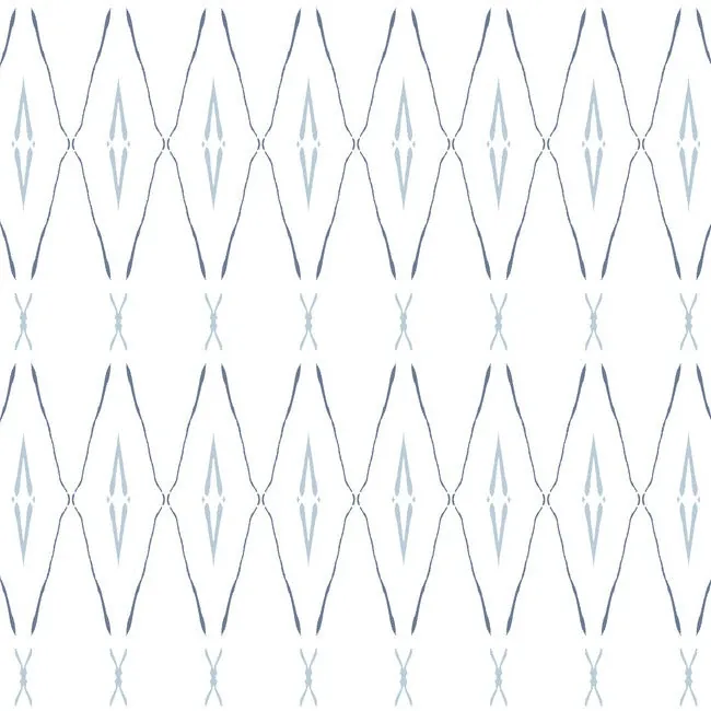 CC1284 | Artifact Silhouettes Indigo Wallpaper