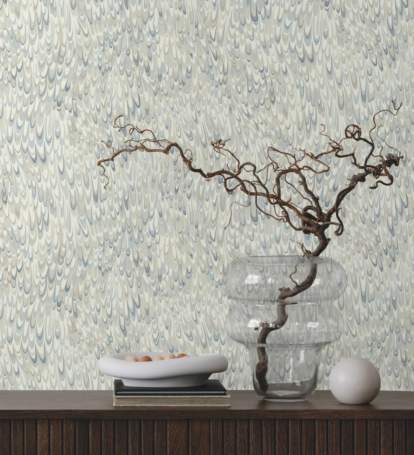 York Designer Series Aslan Blue Wallpaper | Wallpaper Twins York Designer Series Aslan Blue Wallpaper - SKU GT4584