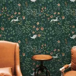 York Designer Series Aspen Dark Green Wallpaper | Wallpaper Twins York Designer Series Aspen Dark Green Wallpaper - SKU HO2126