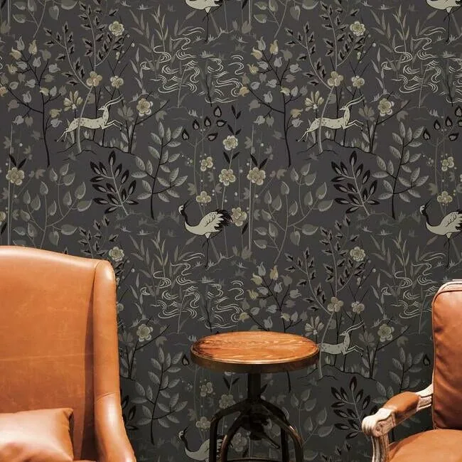 York Designer Series Aspen Grey Wallpaper - SKU LL4785