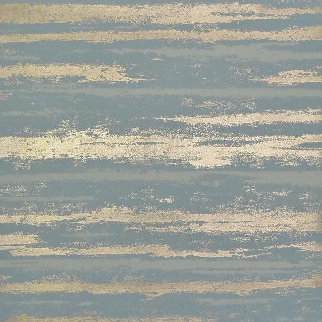 York Designer Series Atmosphere Teal & Gold Wallpaper - SKU NW3543