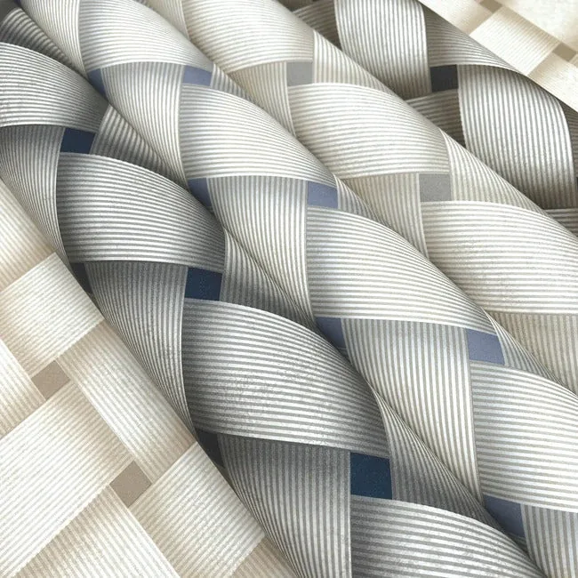 York Designer Series Bayside Basket Weave Blonde Wallpaper | Wallpaper Twins York Designer Series Bayside Basket Weave Blonde Wallpaper - SKU EV3965