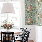 York Designer Series Beatrix Sky Blue Vintage Floral Wallpaper | Wallpaper Twins York Designer Series Beatrix Sky Blue Vintage Floral Wallpaper - SKU VP1354