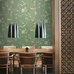York Designer Series Bird & Blossom Chinoserie Green Wallpaper - SKU KT2175