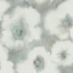 York Designer Series Blended Floral Aqua Wallpaper | Wallpaper Twins York Designer Series Blended Floral Aqua Wallpaper - SKU EV3961