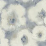 York Designer Series Blended Floral Blue Wallpaper | Wallpaper Twins York Designer Series Blended Floral Blue Wallpaper - SKU EV3964