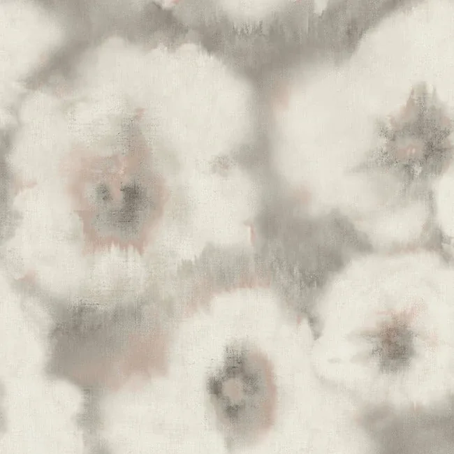 EV3963 | Blended Floral Clay Wallpaper