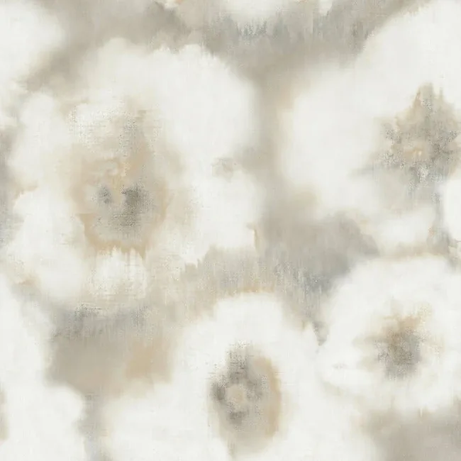 EV3962 | Blended Floral Neutral Wallpaper