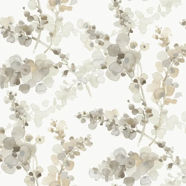 York Designer Series Blossom Fling Blonde Wallpaper - SKU EV3973