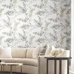 York Designer Series Blossom Fling Steel Peel & Stick Wallpaper - SKU PSW1600RL