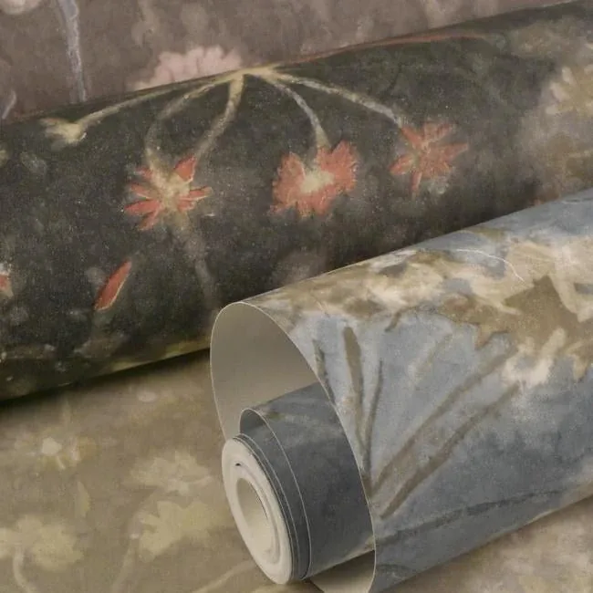 York Designer Series Botanical Fantasy Black Wallpaper - SKU NA0545