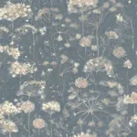 York Designer Series Botanical Fantasy Dark Blue Wallpaper - SKU NA0543