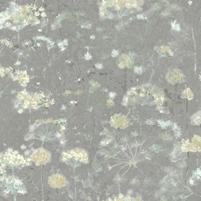 NA0541 | Botanical Fantasy Grey Wallpaper