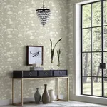 York Designer Series Botanical Fantasy Light Grey Wallpaper - SKU NA0540