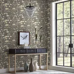 York Designer Series Botanical Fantasy Red & Blue Peel & Stick Wallpaper - SKU PSW1604RL