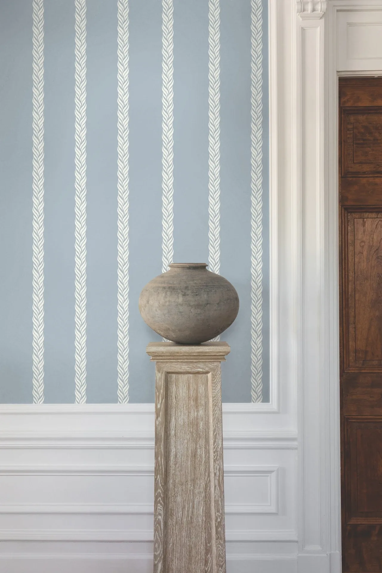 York Designer Series Braided Stripe Blue Wallpaper - SKU GT4546