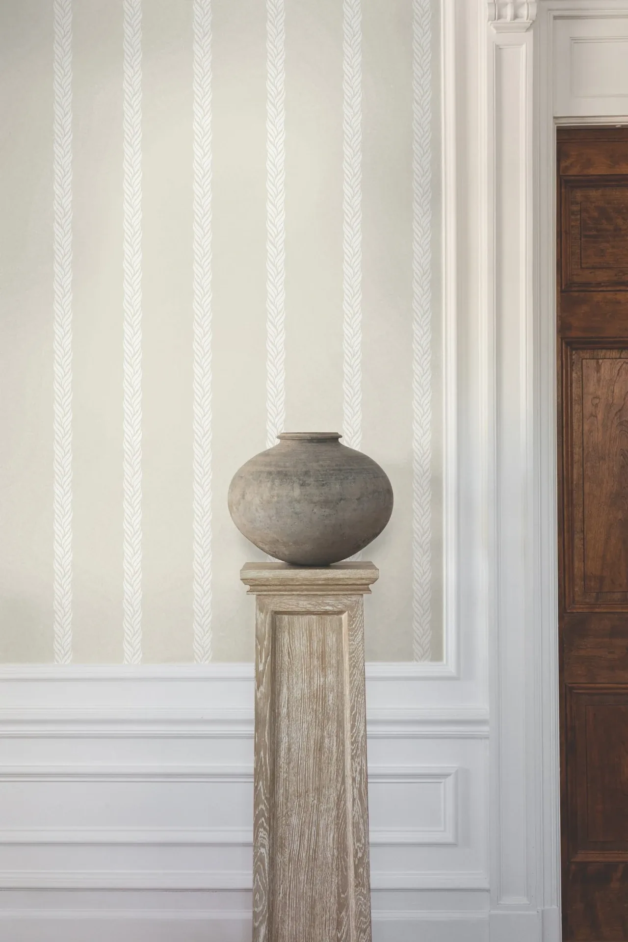 York Designer Series Braided Stripe Tan Wallpaper - SKU GT4545